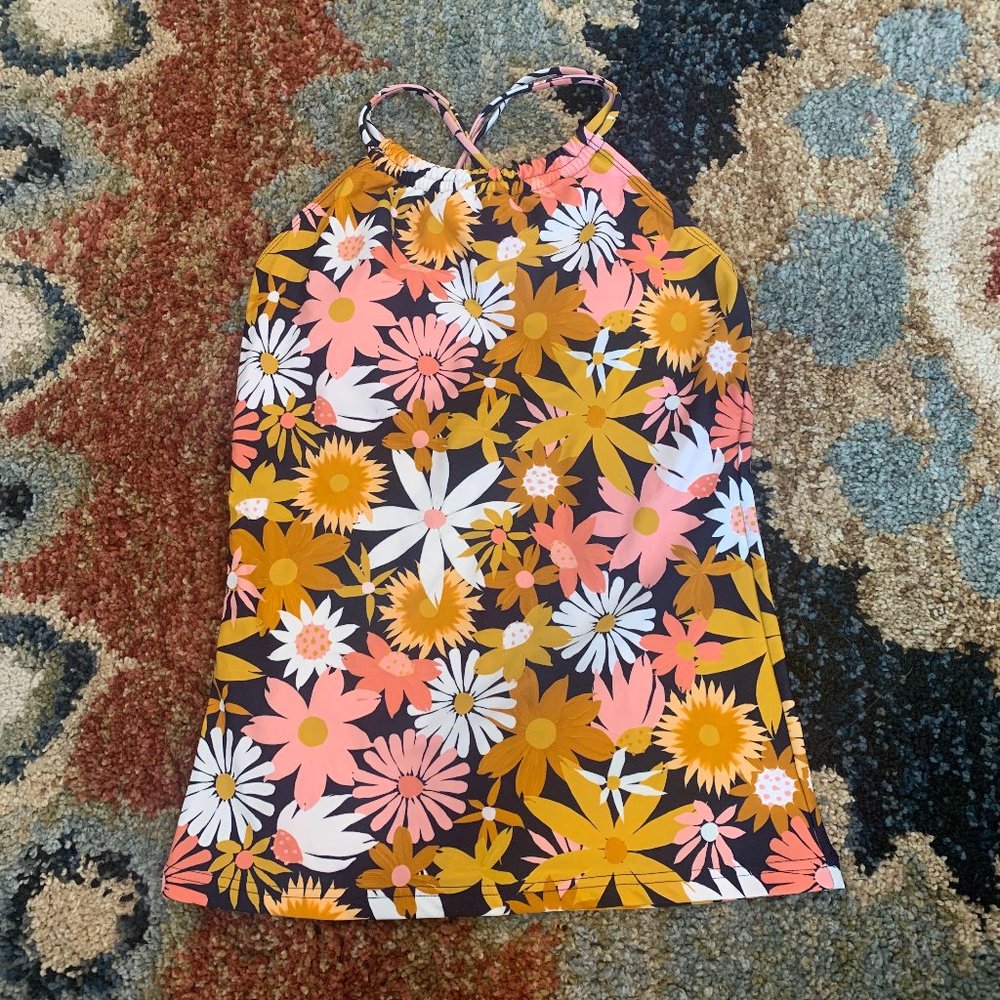 Janela Bay floral swim top